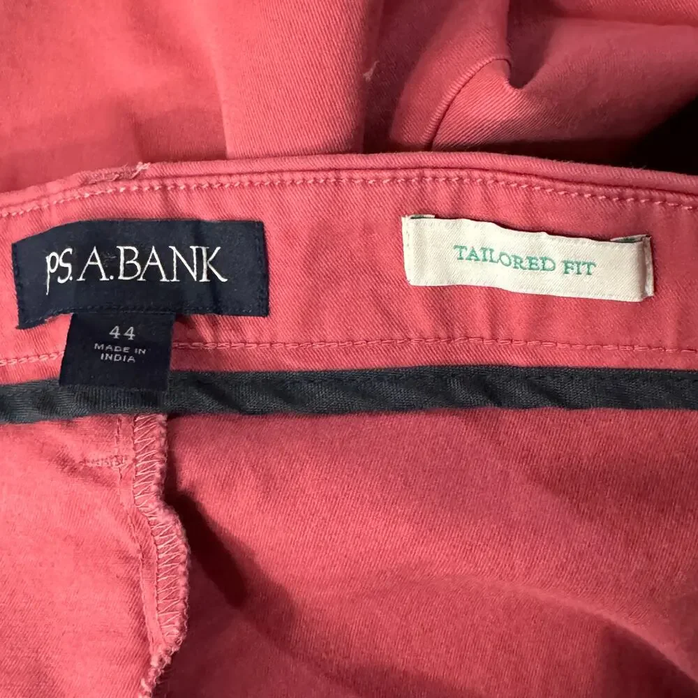 Jos. A. Bank Mens SZ 44R Twill Shorts Tailored Fit Flat Front Stretch Pockets